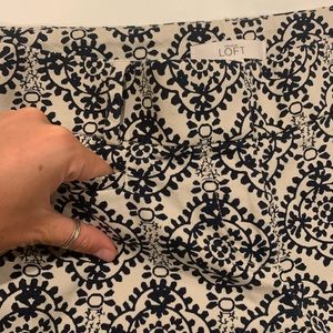 LOFT Riviera Floral Pant